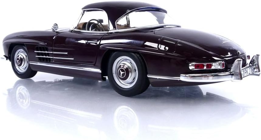 Norev - Mercedes-Benz 300 SL Roadster 1957 Red 1:18 Miniatur, 183891, Rot, 1/18