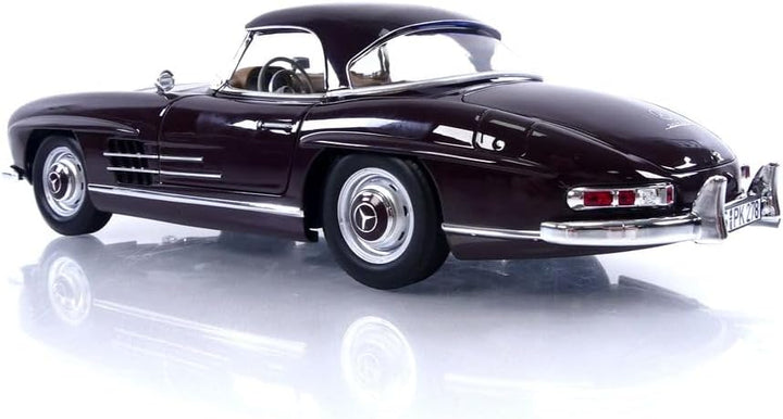 Norev - Mercedes-Benz 300 SL Roadster 1957 Red 1:18 Miniatur, 183891, Rot, 1/18