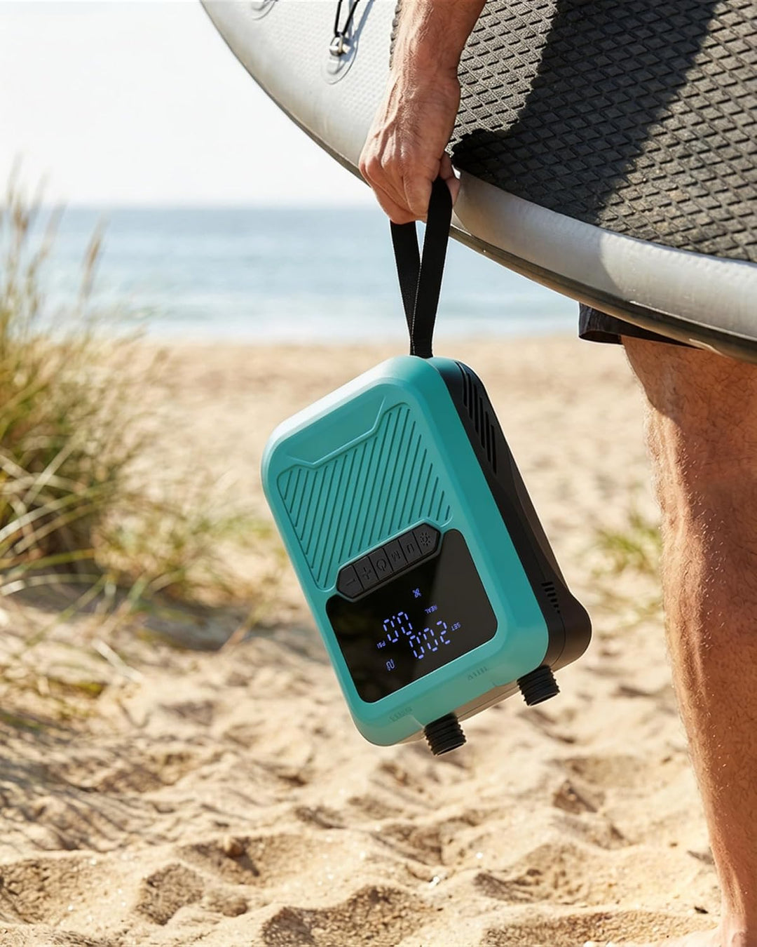 Elektrische Sup Pumpe Stand Up Paddle Pumpe 20PSI Hochdruck SUP Luftpumpe 12V Auto DC Dual Stage Inf