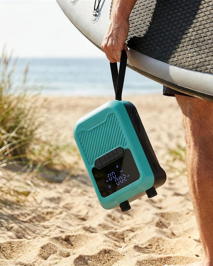 Elektrische Sup Pumpe Stand Up Paddle Pumpe 20PSI Hochdruck SUP Luftpumpe 12V Auto DC Dual Stage Inf