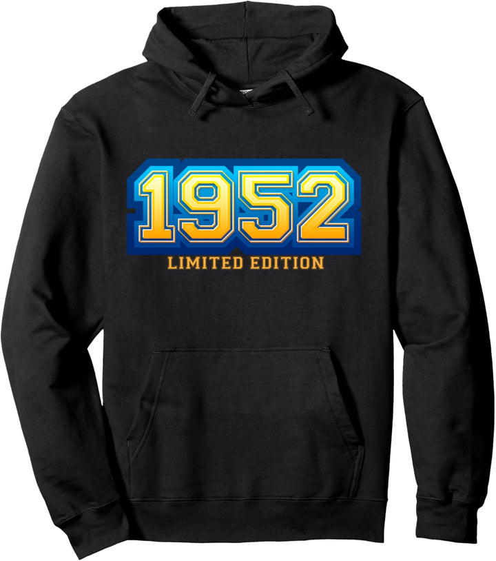 72. Geburtstag Mann Frau 72 Jahre 1952 Deko Lustig Geschenk Pullover Hoodie