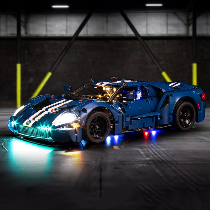 Fernbedienung Licht-Kit für Lego 42154 Technic Ford GT 2022 Auto-Modellbausatz (Kein Lego-Modell), L