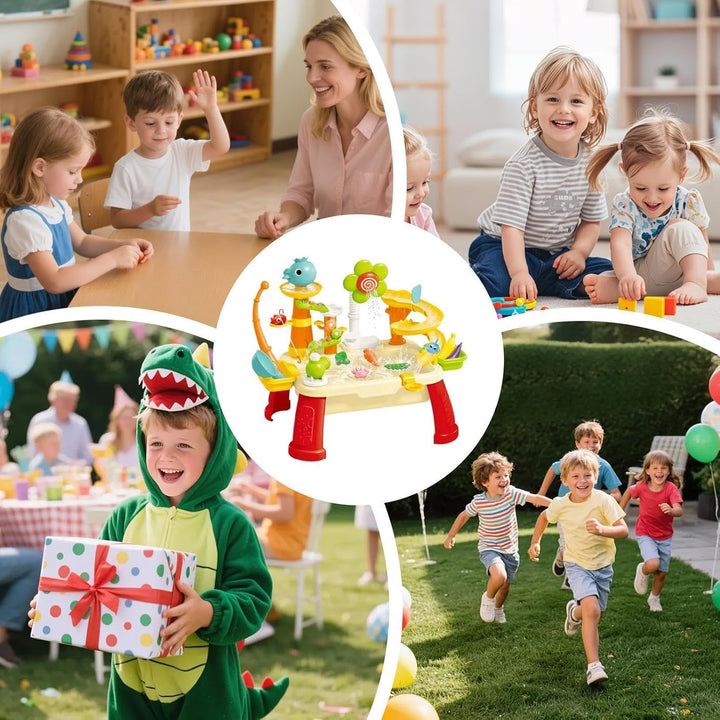 Generisch Wassertisch Für Kinder,Sommer Angelspielzeug | Spielwaschbecken Mit Fliessendem Wasser,Für