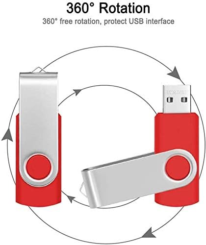 64GB USB Speicher 10 Stück Schlüssel USB2.0 Tragbarer Pendrive 64 GB Wirtschaftlicher roter USB-Stic