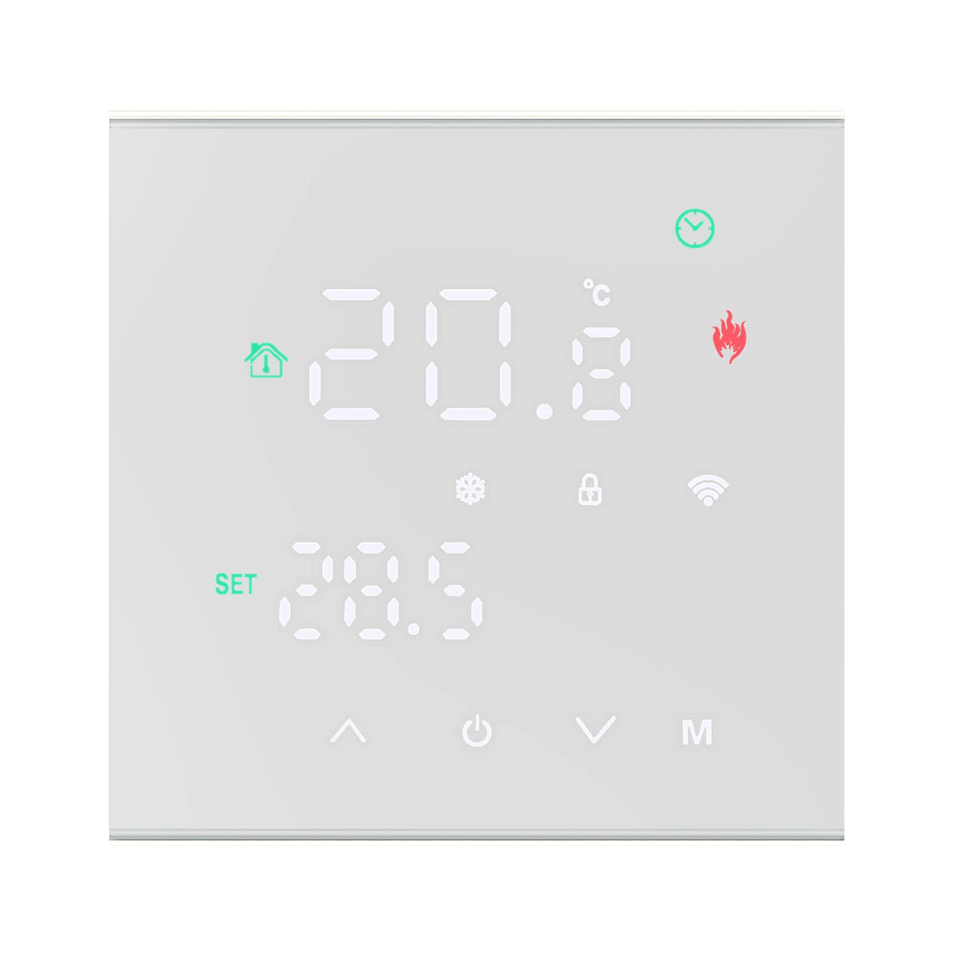 Smart Thermostat Touch Screen WiFi Enabled Programmable Temperature Control for Electric Heating/Gas