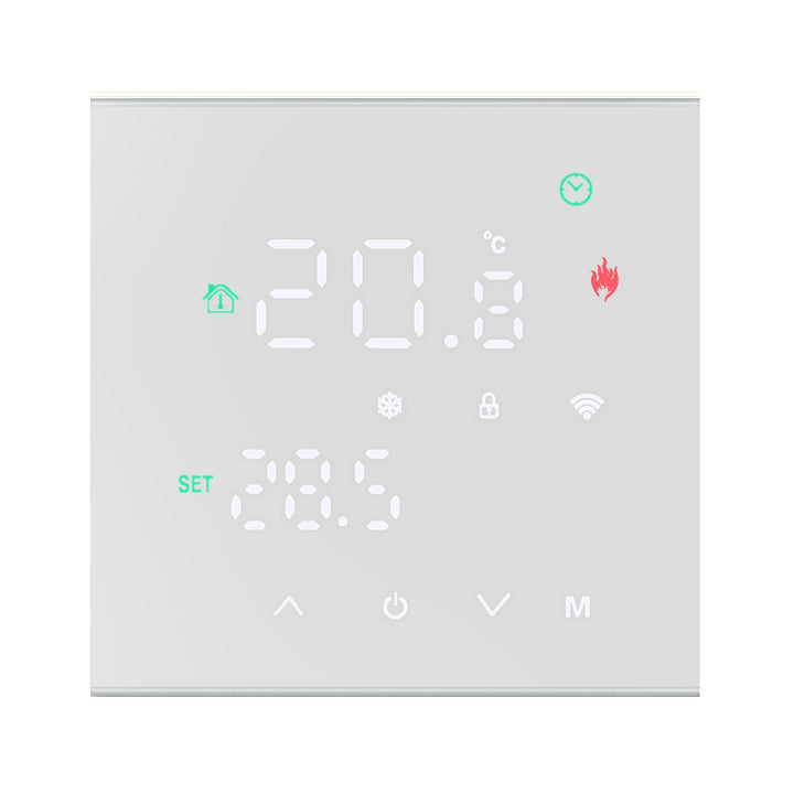 Smart Thermostat Touch Screen WiFi Enabled Programmable Temperature Control for Electric Heating/Gas