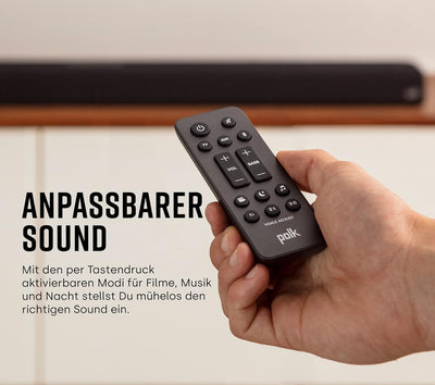Polk Audio Signa S4 True Dolby Atmos Soundbar mit Wireless Subwoofer, 3.1.2 Soundbar-System, HDMI eA