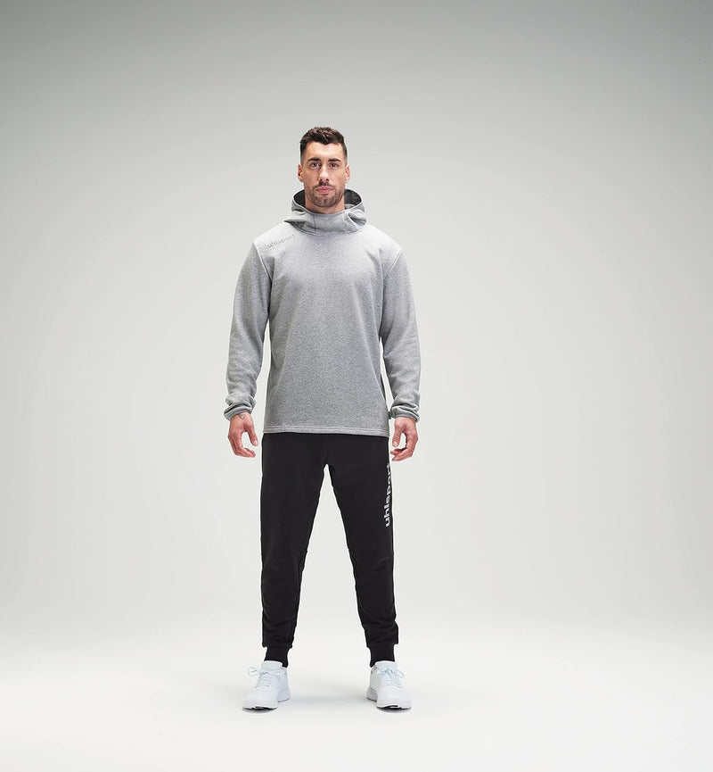 uhlsport Herren Essential Kapuzenpullover S Dark Grau Melange, S Dark Grau Melange