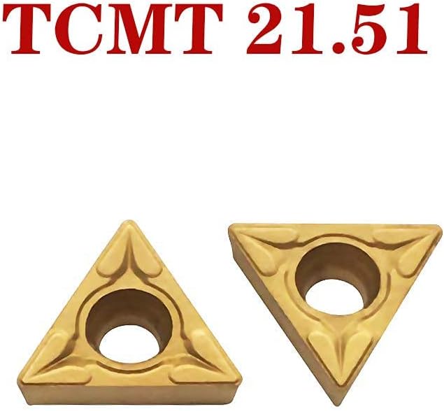 ASZLBYM 20 Stück TCMT21.51 Dreheinsätze TCMT110204 TCMT21.51 Hartmetalleinsätze TCMT Einsatz S08K/S1