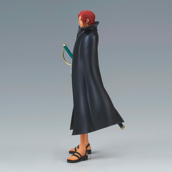 BANPRESTO Shanks One Piece Actionfigur, Film Red, Dxf The Grandline Series, 17 cm, Mehrfarbig, BP881