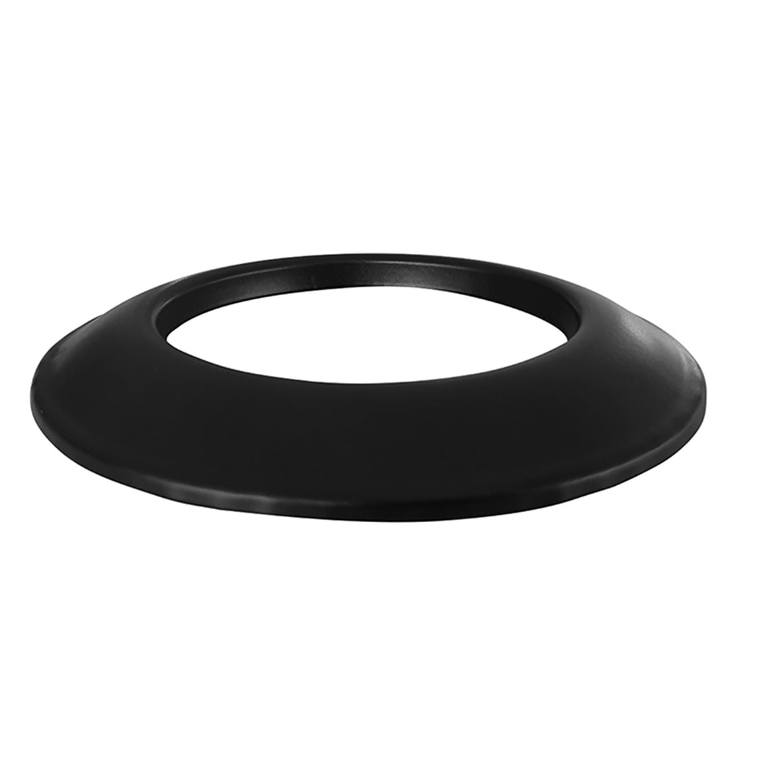 FIREFIX RES80/R Pelletofenrohr, 80 mm, Edelstahl schwarz, Rosette