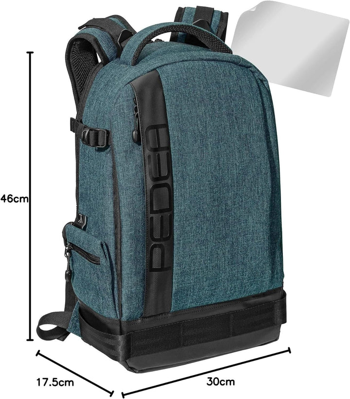 PEDEA SLR-Kamerarucksack Fotorucksack mit Displayschutz für Olympus E-M10, E-M5 Mark II, Pen E-PL8 E