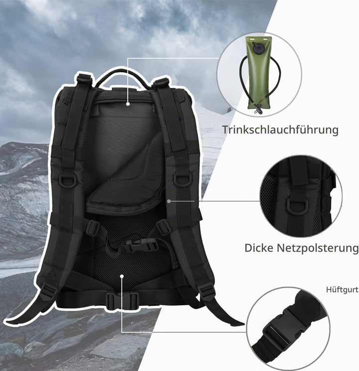 Hannibal Tactical Militär Taktischer Rucksack Cooper Rucksack Armee Assault Pack 3 Tage Bug Out Go B