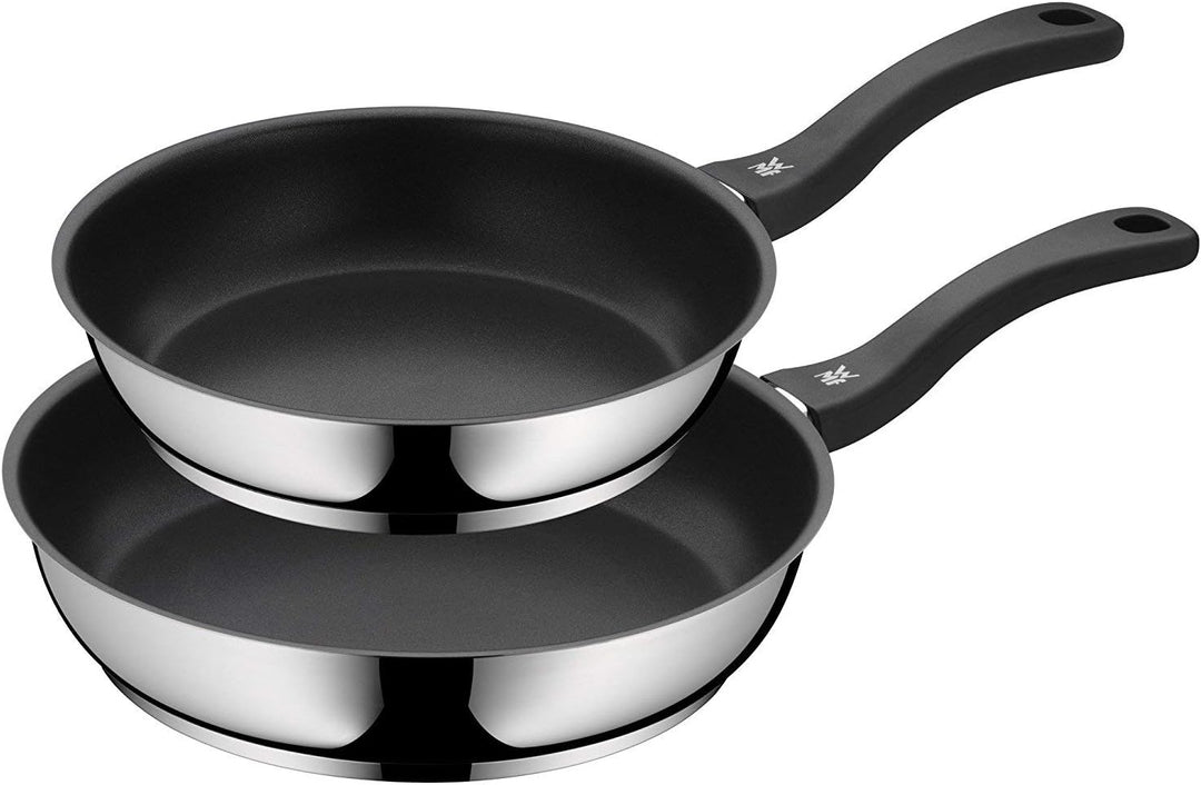 WMF Kult X Doppel- Induktionskochfeld, Kochplatte bis 28 cm, 3500 W & Devil Pfannenset 2-teilig, Bra