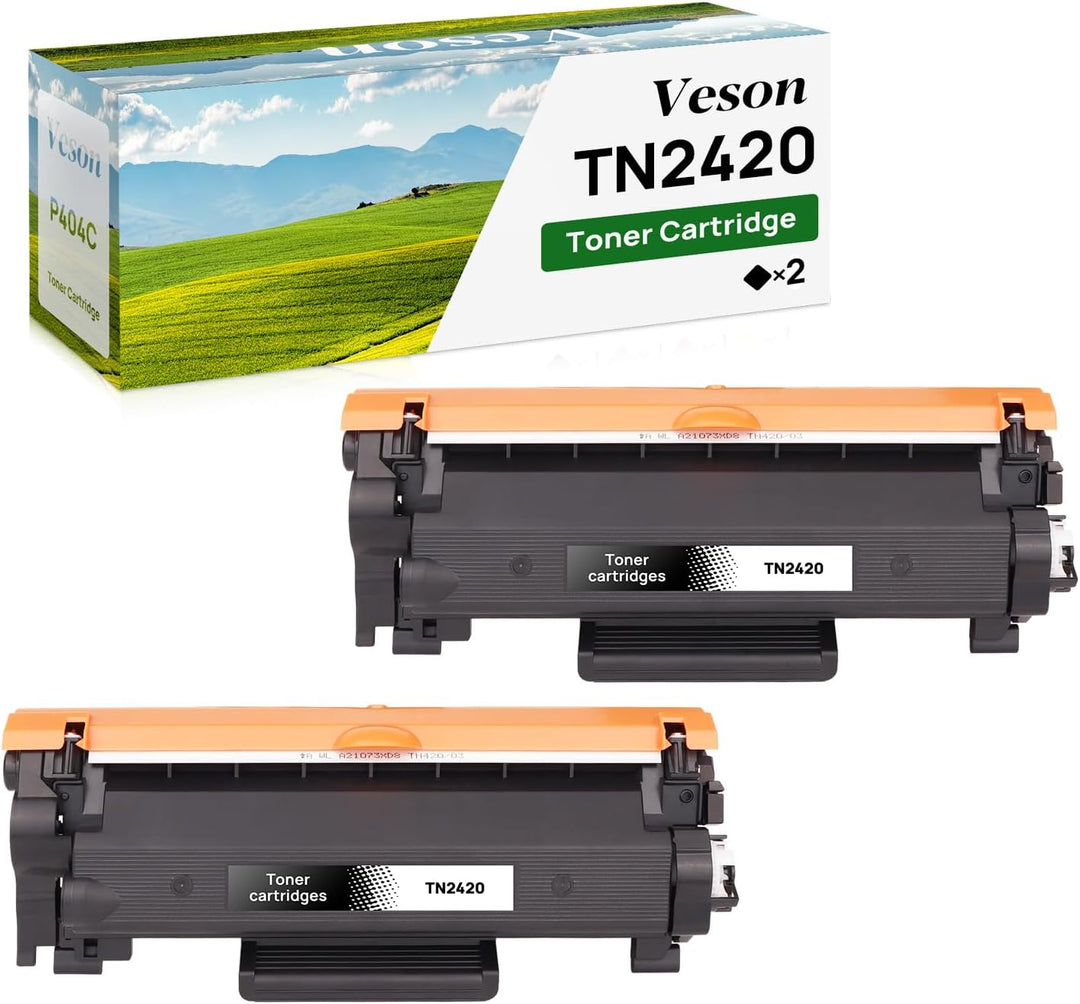 Veson TN-2420 Tonerkartuschen Kompatibel mit Brother TN2410 TN2420 für MFC L2710DW L2710DN L2730DW L