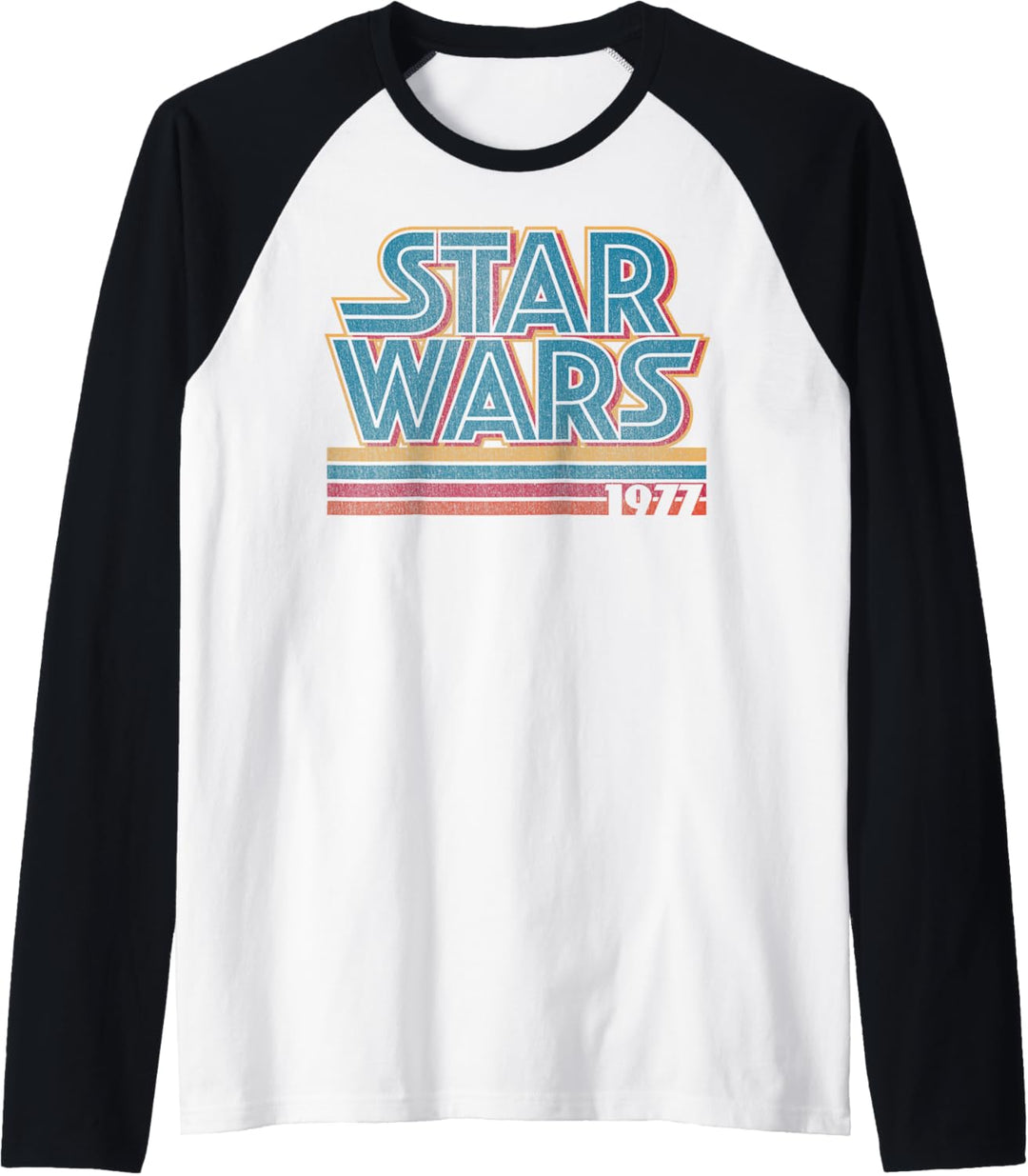 Star Wars Super Retro Striped Logo 1977 Raglan
