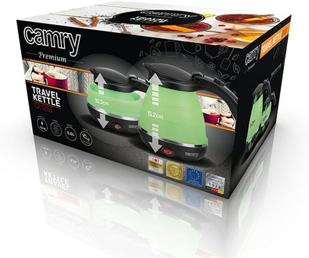 CAMRY CR 1265 MRY cr-1265 Wasserkocher faltbar grün, Kunststoff, 0, 5