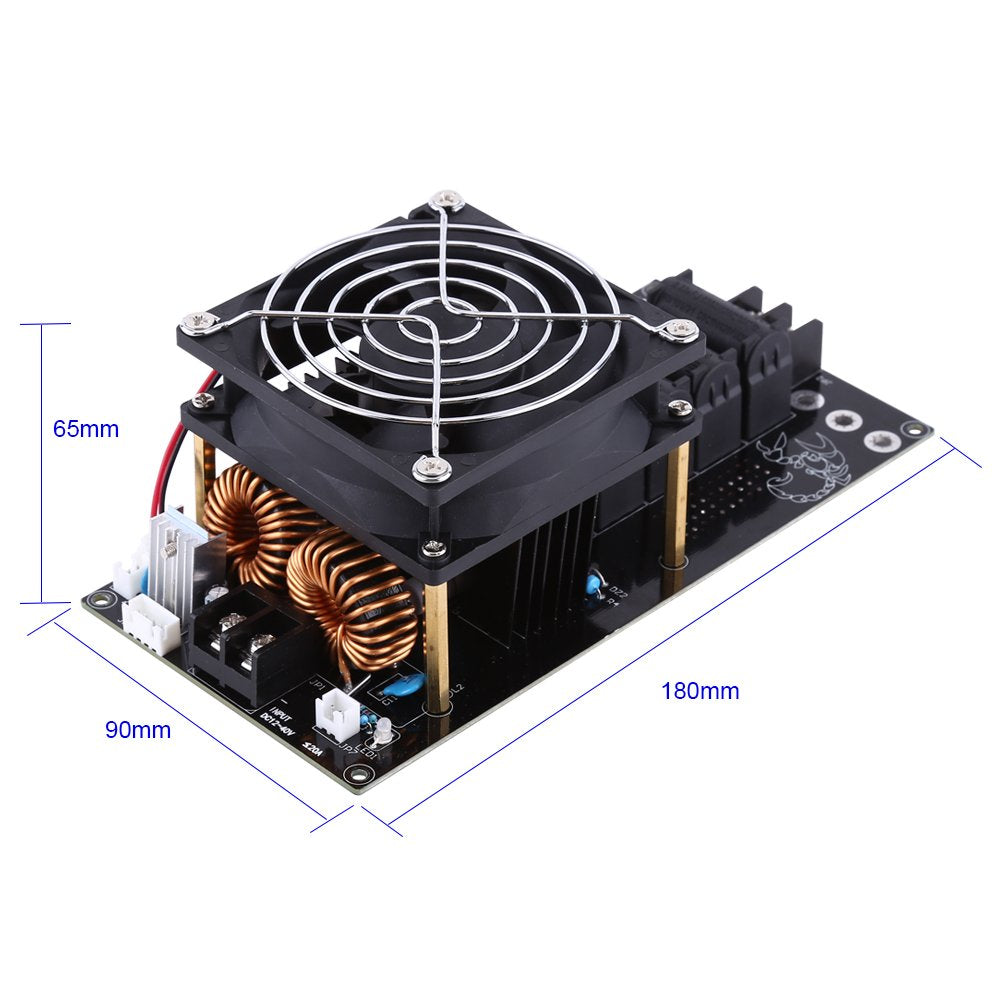 Heating Module, DC12-36V 20A 1000W ZVS Portable Anti Static Induction Heating Module Heater With Cop