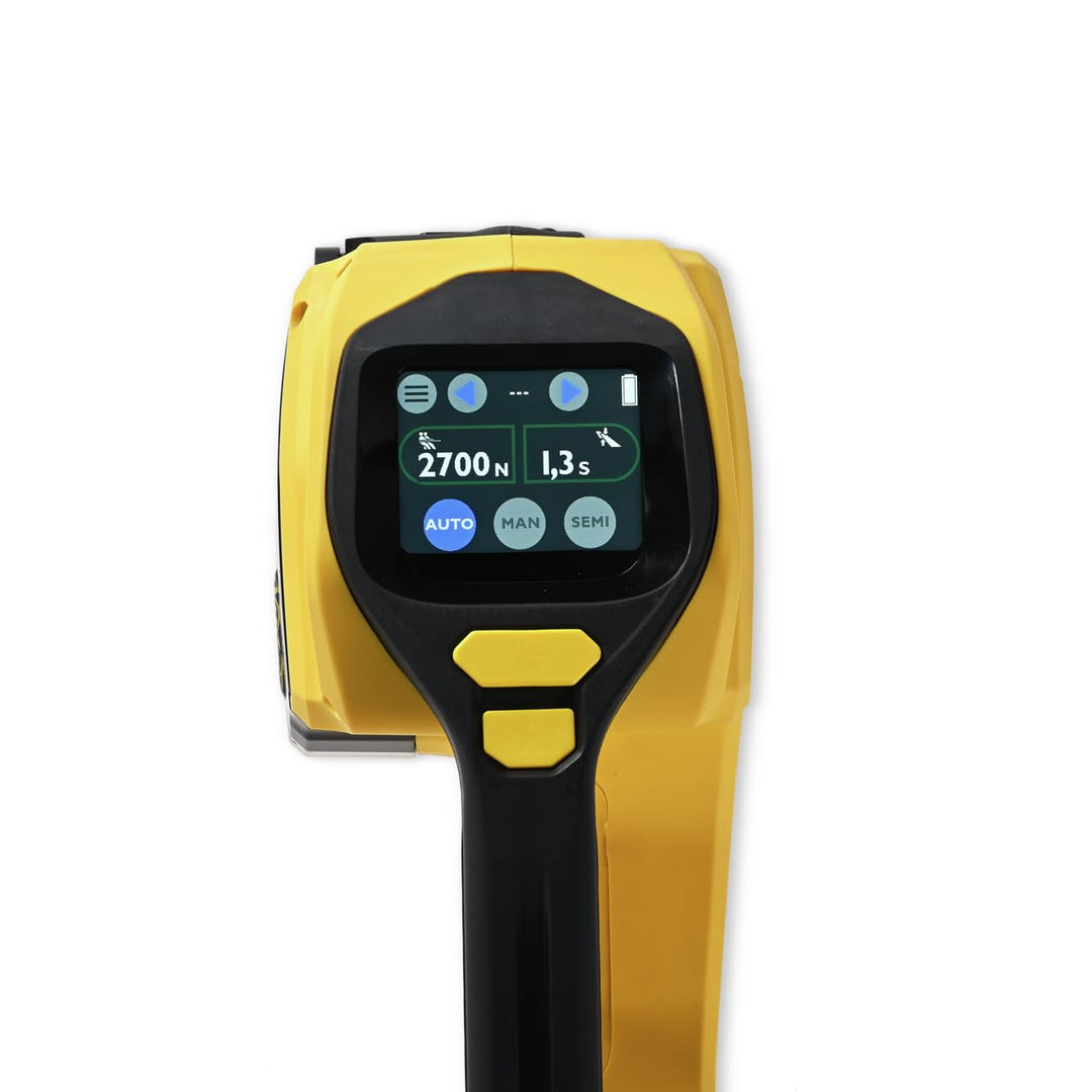 Steinbock Umreifungsgerät | vollautomatisch | 18 V / 5,0 Ah Akku | 9-16 mm Bandbreite | bis zu 2.700