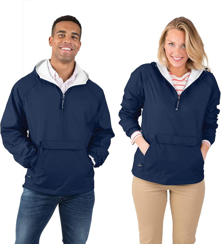 Charles River Apparel Damen Windbreaker Jacke L Navy, L Navy