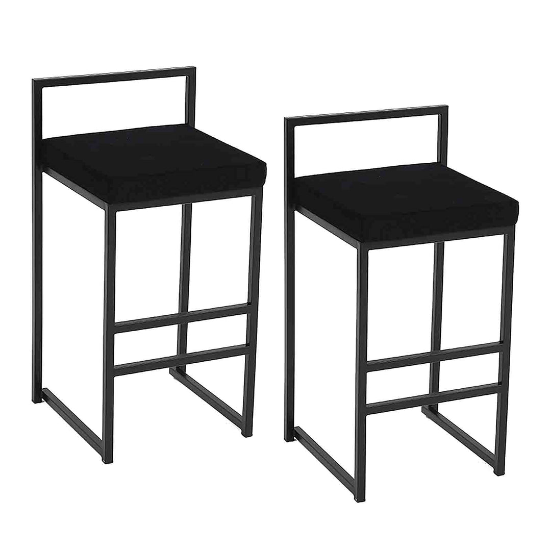 Kücheninsel Counter Barhocker Esszimmerstühle | Hocker Metallbeine und Samtkissen | Barstuhl Sitzhöh