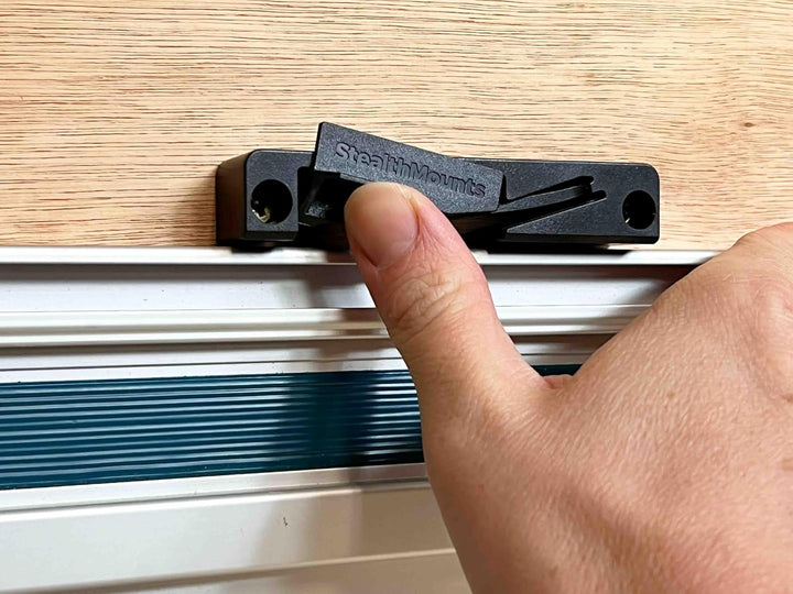 StealthMounts Schienenhalterung, 2 Stück, Schienenhalterung, Schienenhalterung, Schienenhalterung, S