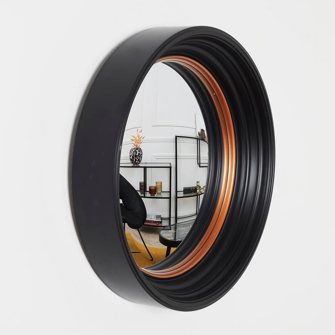 Home Deco Factory. HD0112. Runder Konvexspiegel 405 cm. Elegante Wanddekoration. Vergrösserungseffek