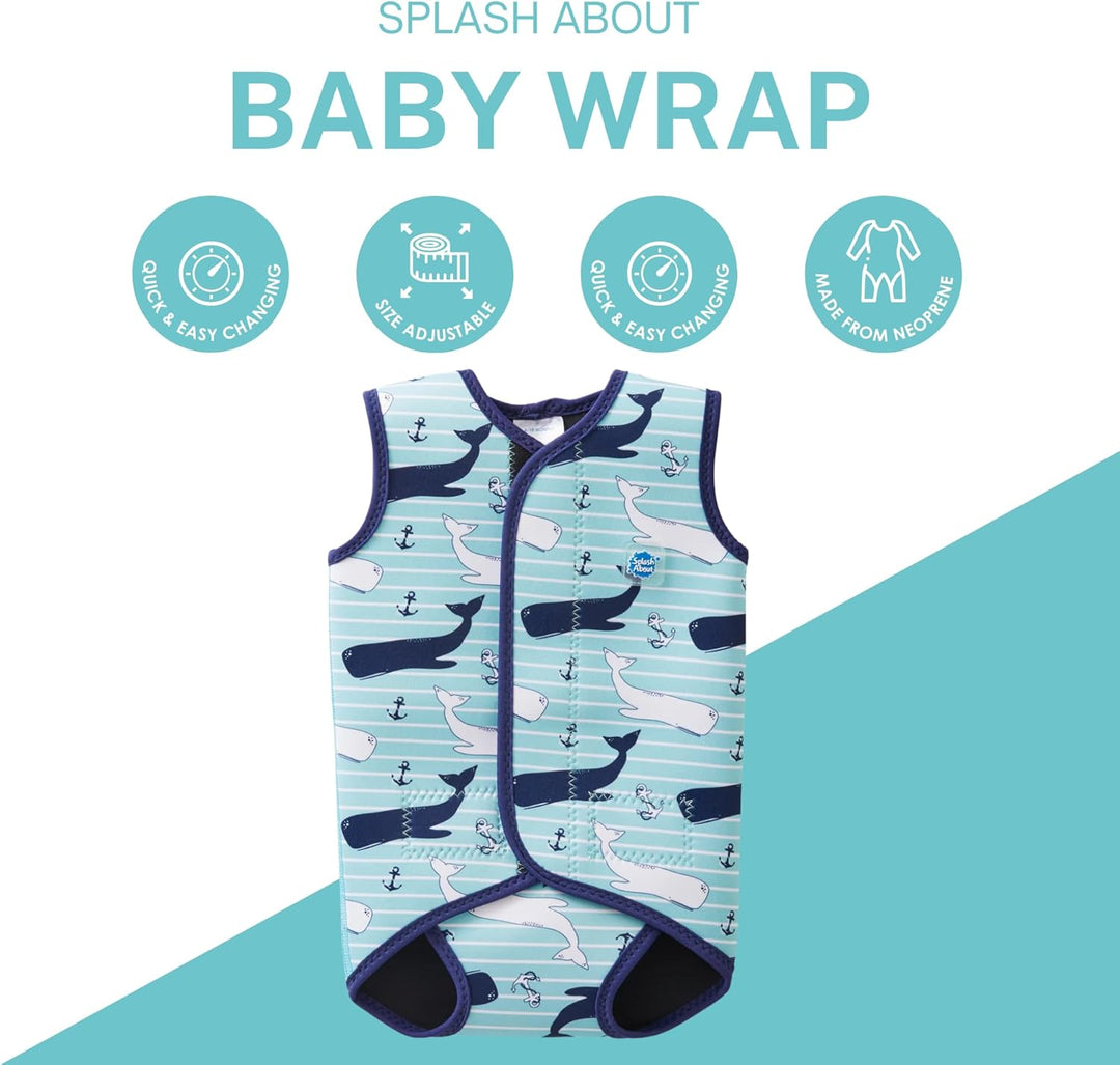 Splash About Baby Wrap Neoprenanzug 6-18 monate Vintage Moby, 6-18 monate Vintage Moby