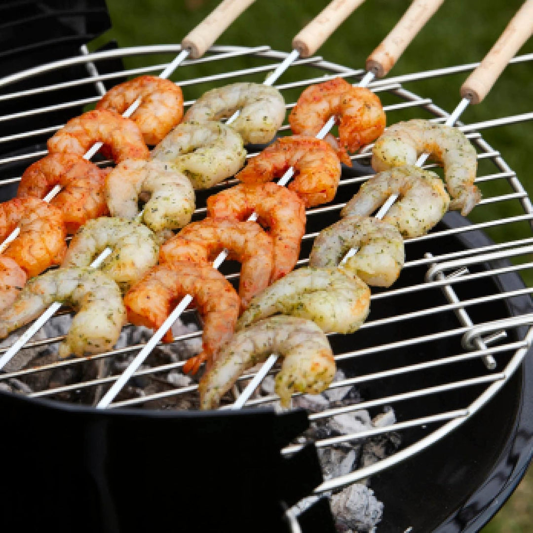 Barbecook Grillrost rund 40 cm mit zwei festen Haltegriffen für Holzkohlegrill, BBQ grill zubehör, e