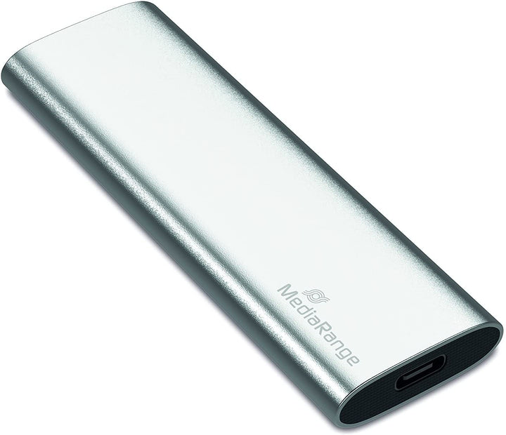 MediaRange Externes SSD Laufwerk 240 GB - USB Type-C Solid State Laufwerk mit 3.2 Gen 2 Flash Techno