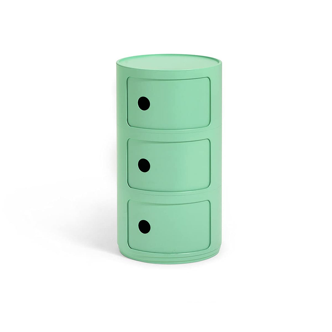 Kartell Componibili Bio, Container 3-fächer, Grün 3-fächer Bio Grün, 3-fächer Bio Grün