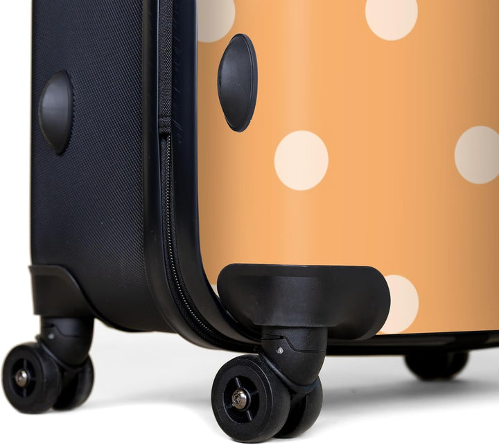 NoBoringSuitcases.com® Koffer XL Gross 77x51.5x28 cm Reisekoffer mit 4 Rollen Leicht Trolley Hartsch