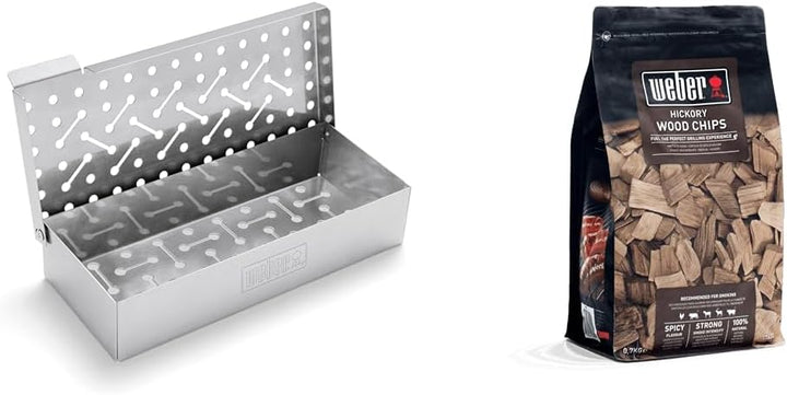 Weber 7576 Räucherbox universal, Räuchern, für Gas- und Holzkohlegrills, Raucharmona + Weber Räucher