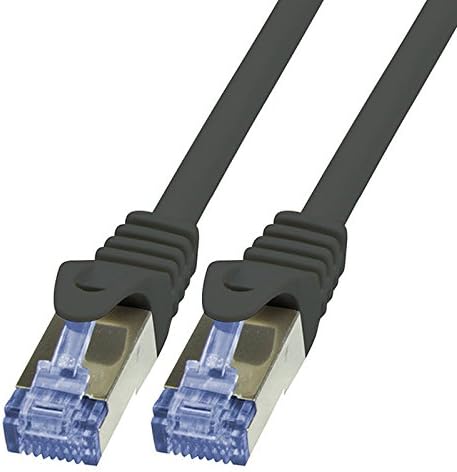 BIGtec LAN Kabel 50m Netzwerkkabel Ethernet Internet Patchkabel CAT.6a weiss Gigabit SFTP doppelt ge