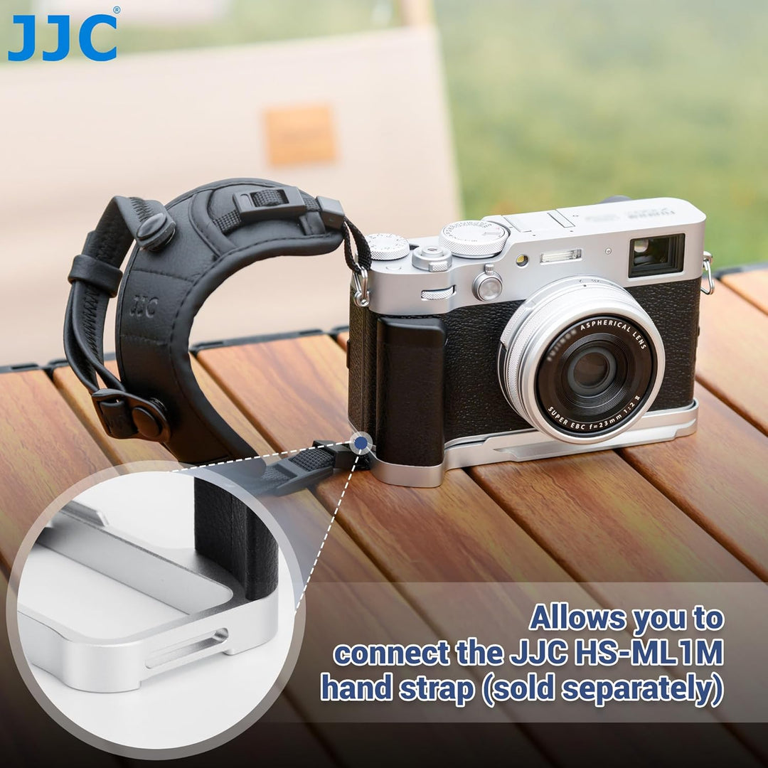 JJC Arca-Typ Kamera Handgriff für Fujifilm X100V, X100F Kompakte Digitalkamera Verbessern Sie das Ha