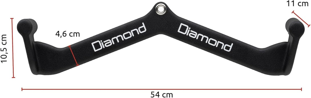Diamond 【Power Grip Griffe (31 – 80 cm) und Rack Griffe für Klimmzüge und Rudern, rutschfest, Fitnes
