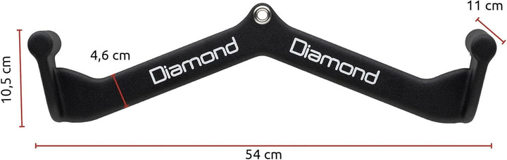 Diamond 【Power Grip Griffe (31 – 80 cm) und Rack Griffe für Klimmzüge und Rudern, rutschfest, Fitnes