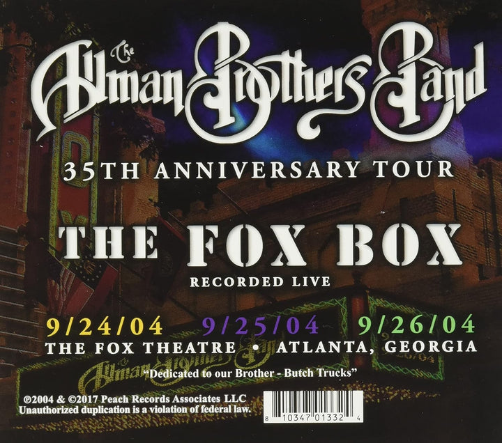 The Fox Box, Audio-CD