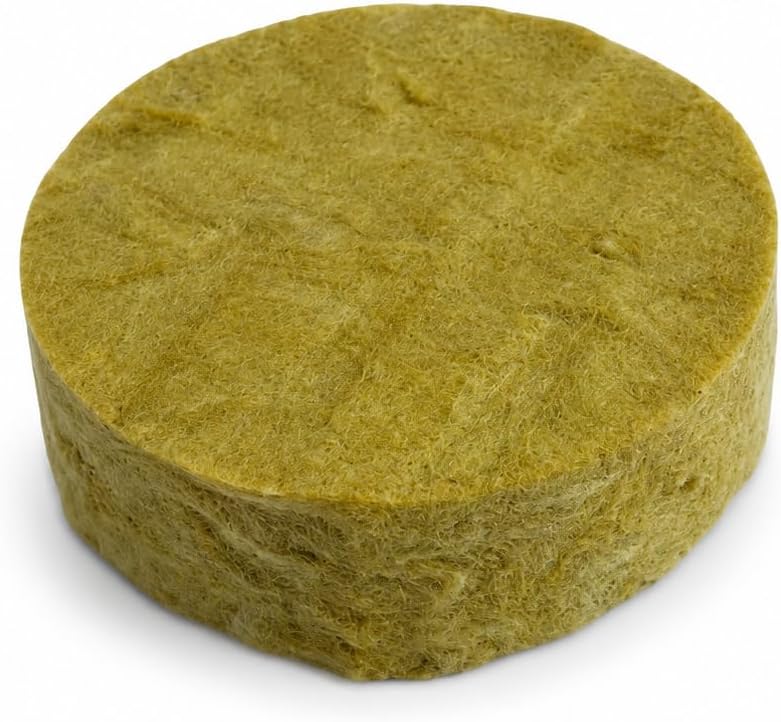 1000 Stück Steinwolle Rondellen Ø 65 x 20 mm mit Edelstahl Fräser – WDVS Dämmstoffscheiben für ETICS
