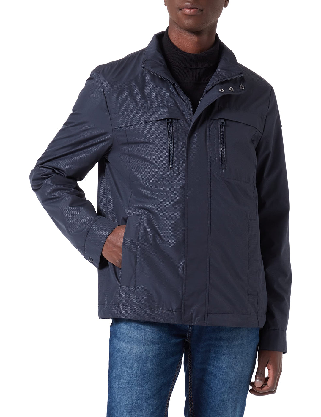 Geox Herren M Vincit Jacket 56 Sky Captain/Diamond, 56 Sky Captain/Diamond