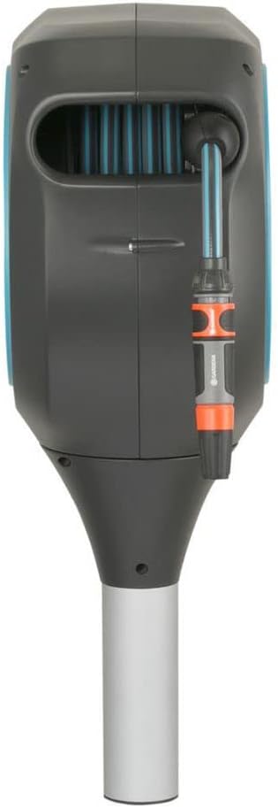 GARDENA RollUp S Automatik-Erdspiesshaspel - 15 m - Blau - 18604-20