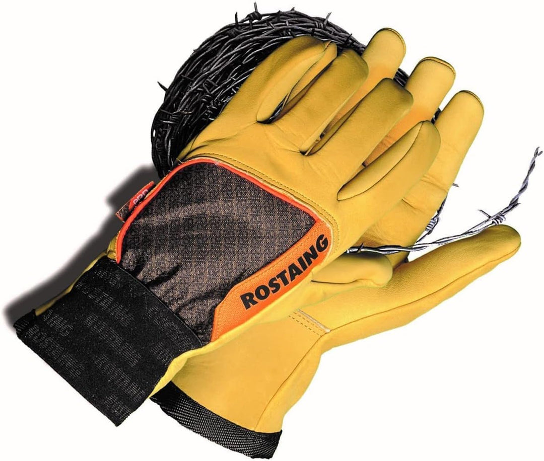 Rostaing cloture-it11 Handschuhe Pro Stacheldraht, beige/braun, 35,5 x 11,5 x 3,5 cm Einzigartig, Ei