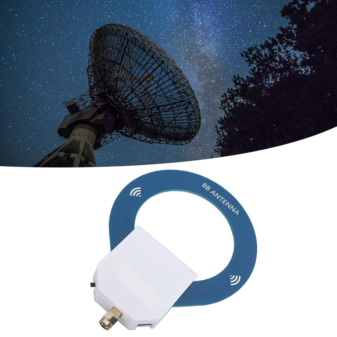 Mini Loop Shortwave Antenna Directional SW Compact Ring Antenne mit 10-30 DBUV-Einstellungsfunktion