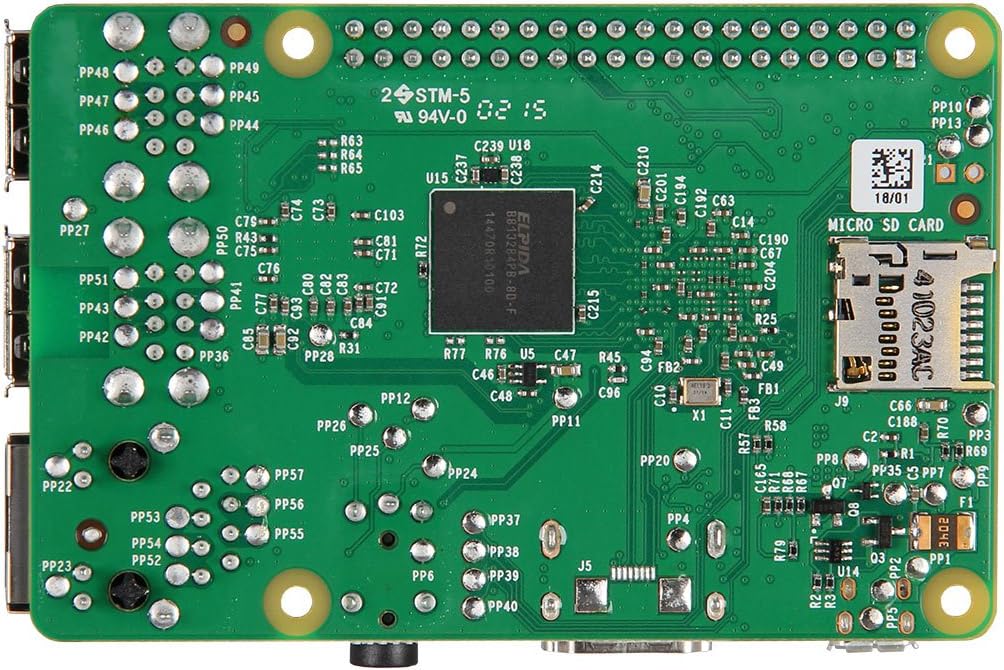 Raspberry Pi 2 - 900MHz quad-core ARM Cortex-A7 CPU, 1GB LPDDR2 SDRAM, complete compatibility with R