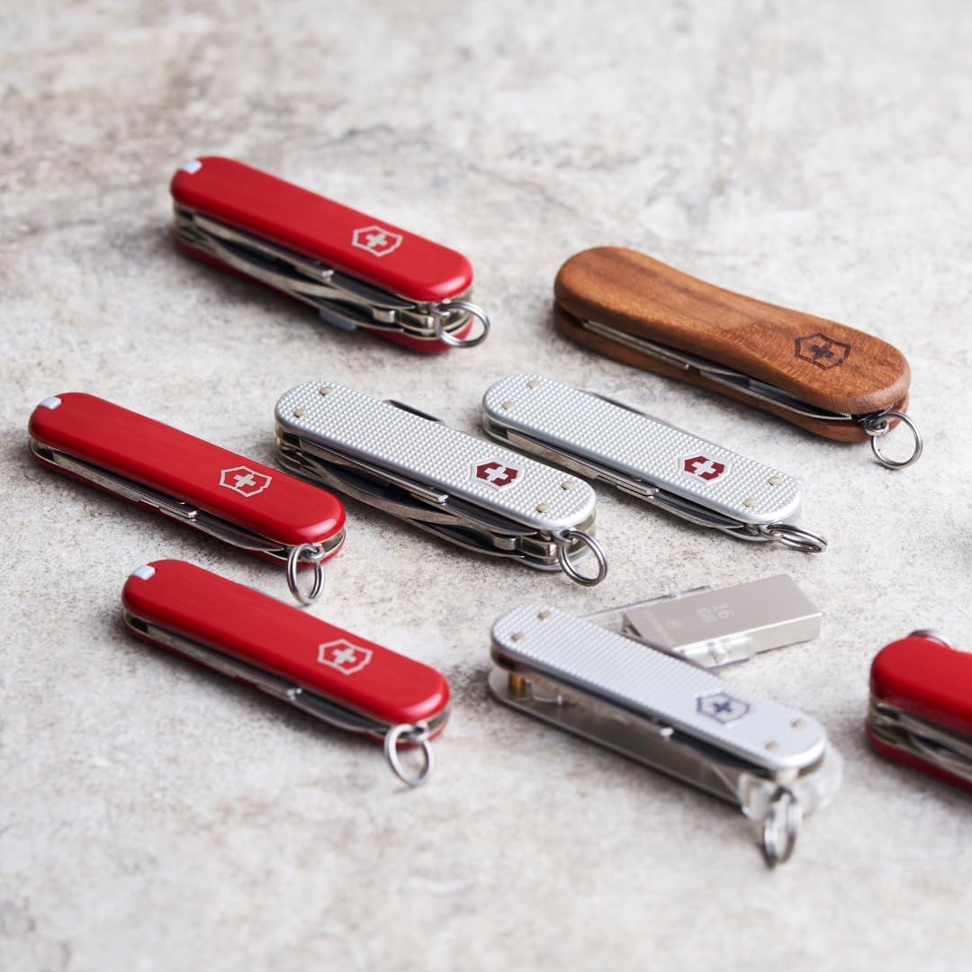 Victorinox Schweizer Taschenmesser, Bantam, Swiss Army Knife, Multitool, 8 Funktionen, Klinge, Dosen