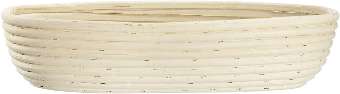 Westmark Gärkörbchen-Set, 2tlg., Gärkörbchen oval + Bezug, Peddigrohr/Baumwolle, Hellbeige/Beige, 32