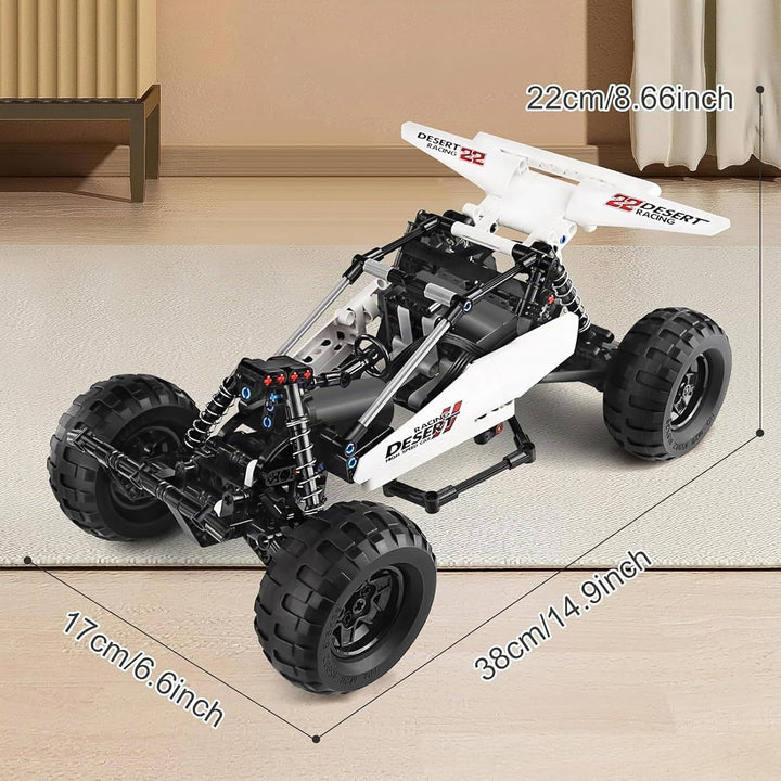 Mould King 18001 Technische ferngesteuerte Auto-Bausteine, 394 Stück MOC-Steine, RC-Auto-Bausätze, G