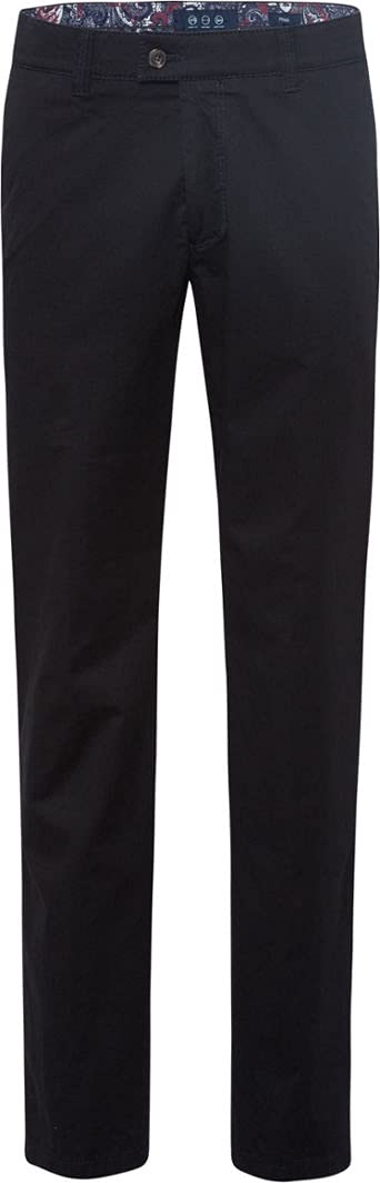 EUREX Herren Hose Jim Luxury Cotton Chino 33W / 30L Perma Black, 33W / 30L Perma Black