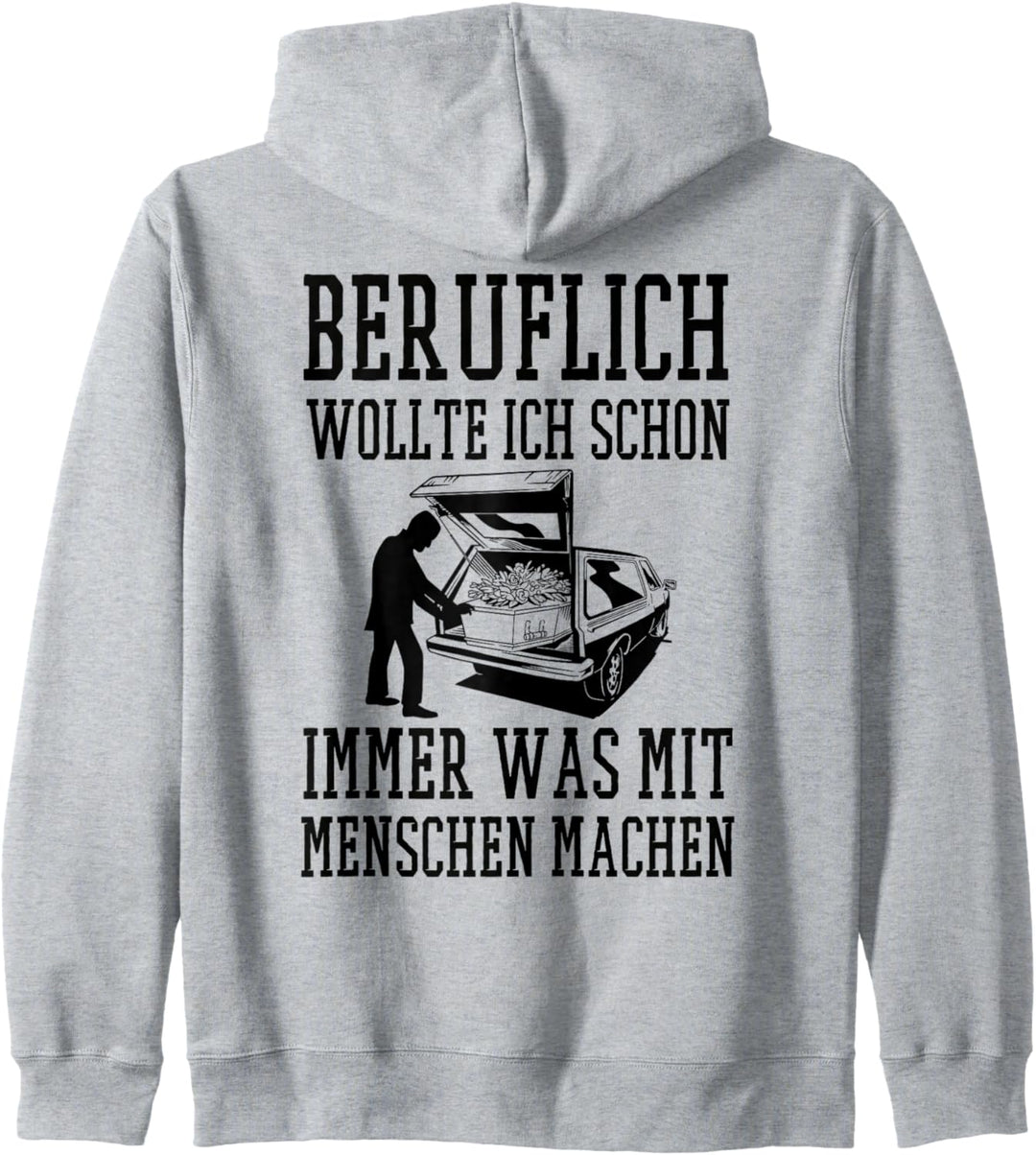 Bestattungsfachkraft Friedhof Geburtstag witzige Bestatter Kapuzenjacke