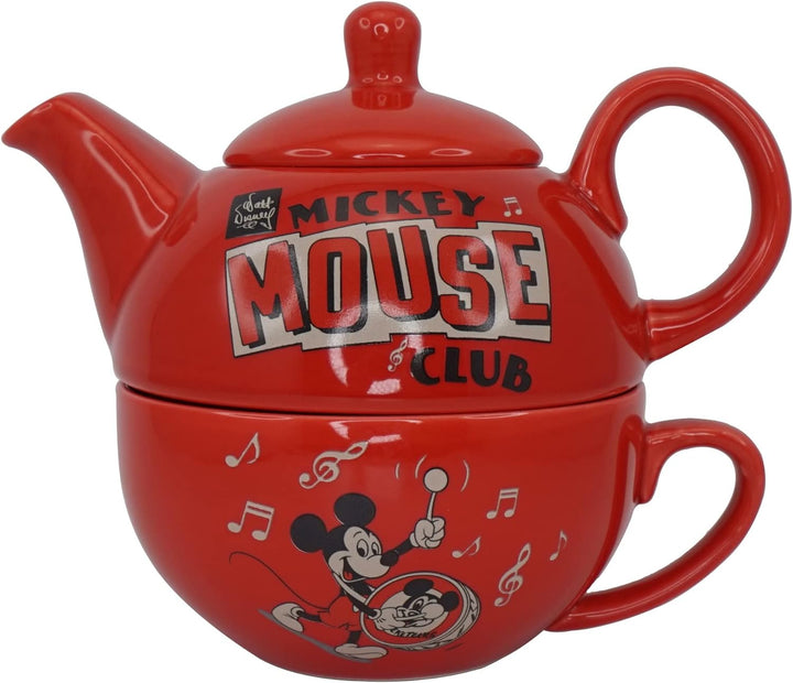 Disney Mickey Mouse Tea for One Set - Teeset - Teetasse - Disney Teekanne - Disney Home - Eine Tasse